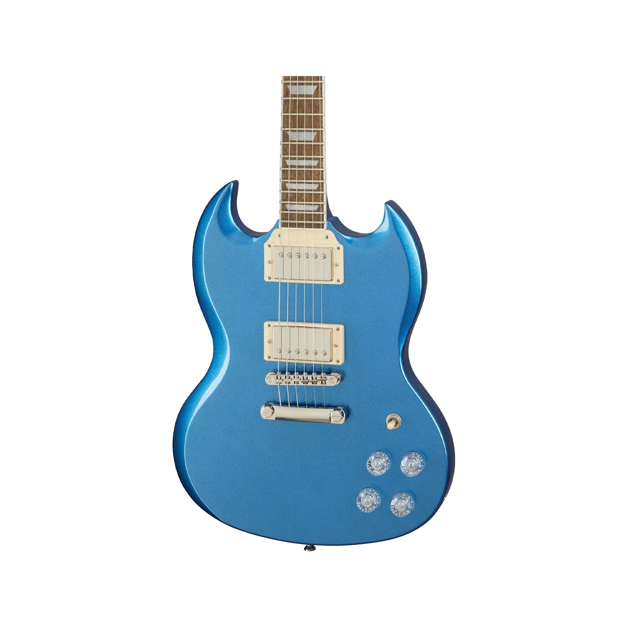 Epiphone SG Muse Radio Blue Metallic Electric Guitars Epiphone Art of Guitar