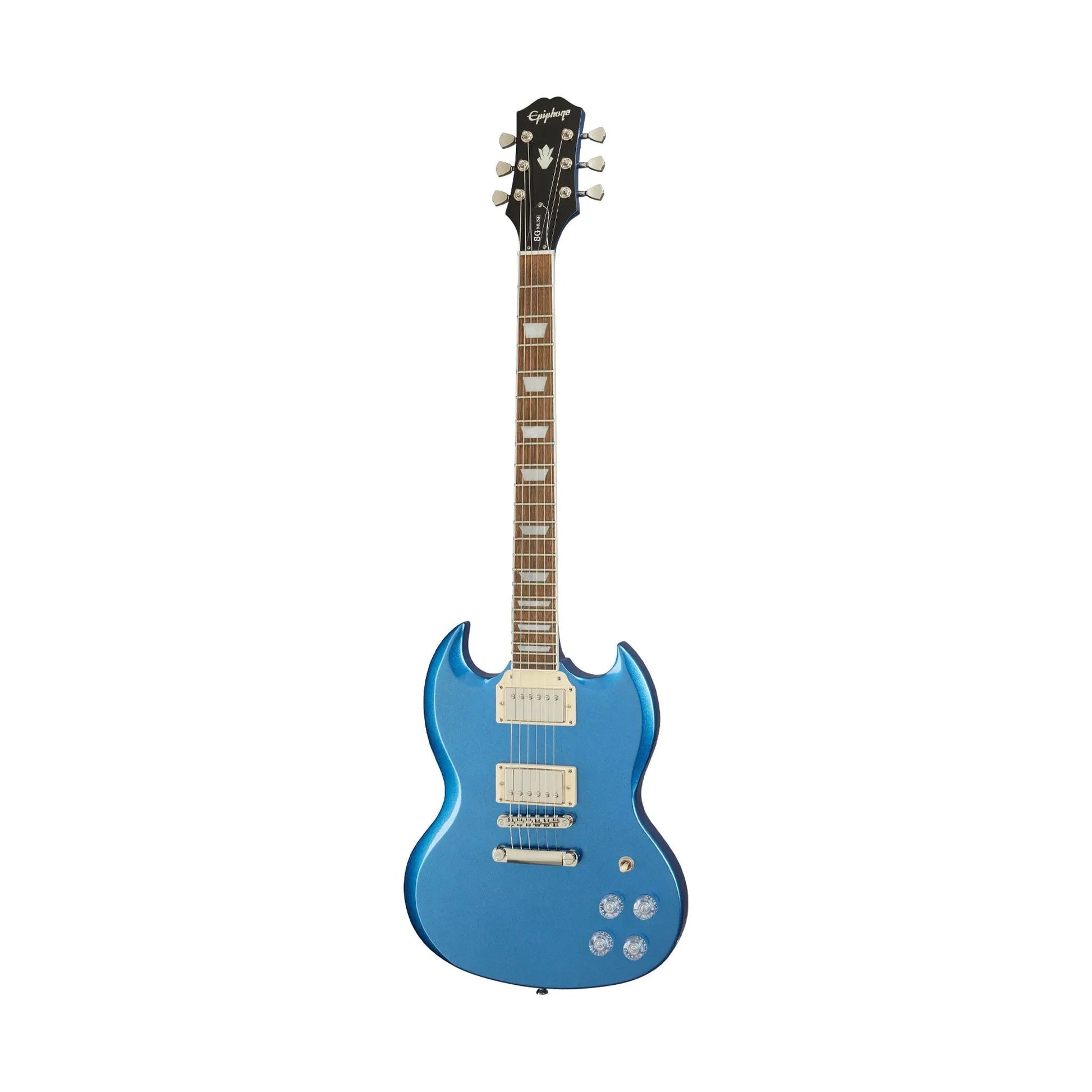 Epiphone SG Muse Radio Blue Metallic Electric Guitars Epiphone Art of Guitar