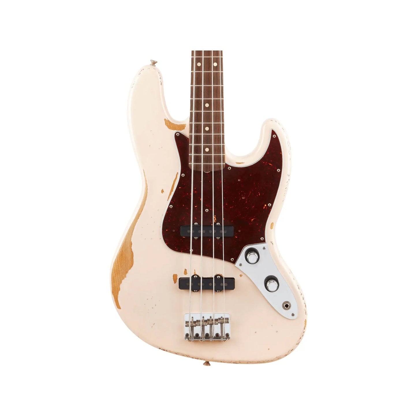 Fender Flea Jazz Bass Roadworn Shell Pink Bass Guitars Fender Art of Guitar