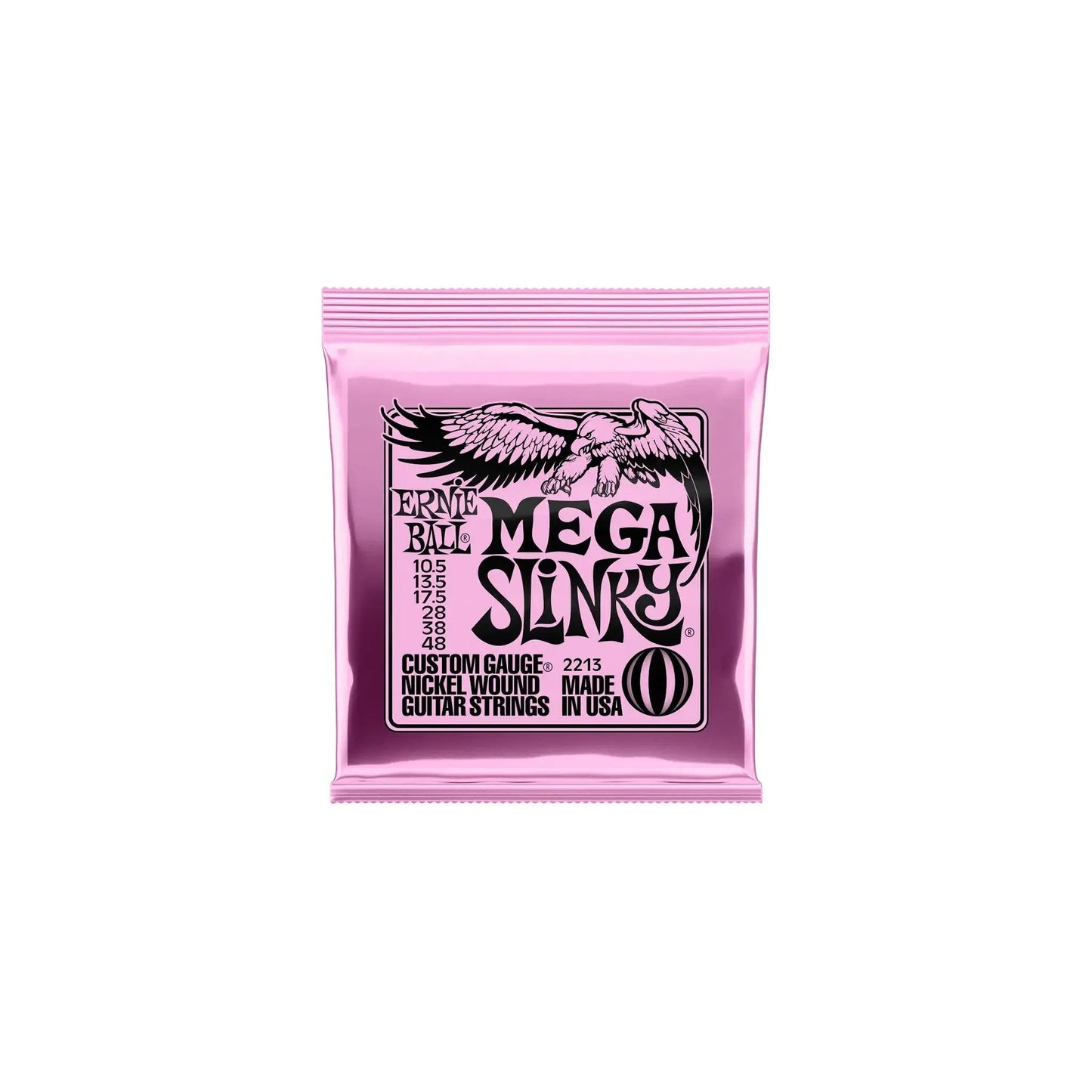 Ernie Ball Mega Slinky Nickel Wound Electric Guitar Strings 10.5-48 ernie ball