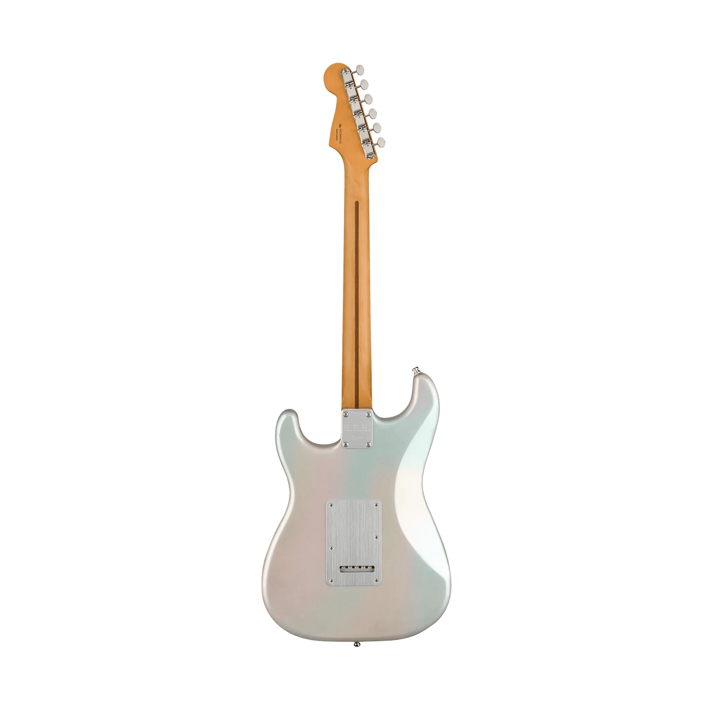 Fender H.E.R. Stratocaster - Chrome Glow Guitars Fender Art of Guitar