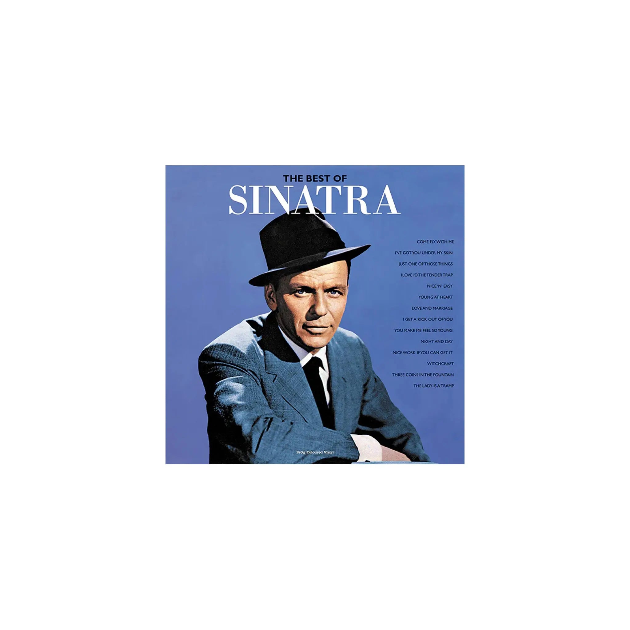 Frank Sinatra The Best Of Sinatra LP Blue Vinyl - Art of Guitar