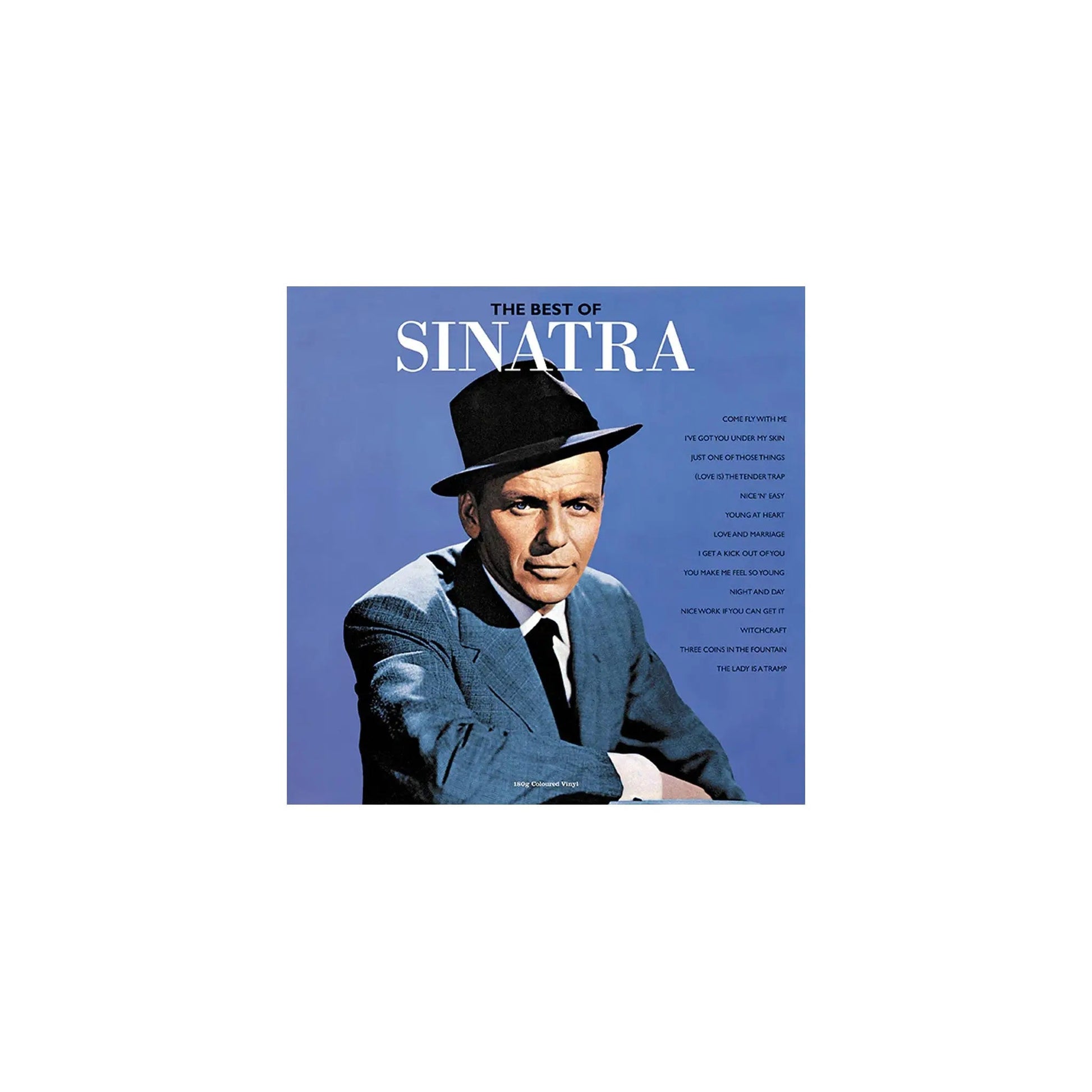 Frank Sinatra The Best Of Sinatra LP Blue Vinyl CAVO